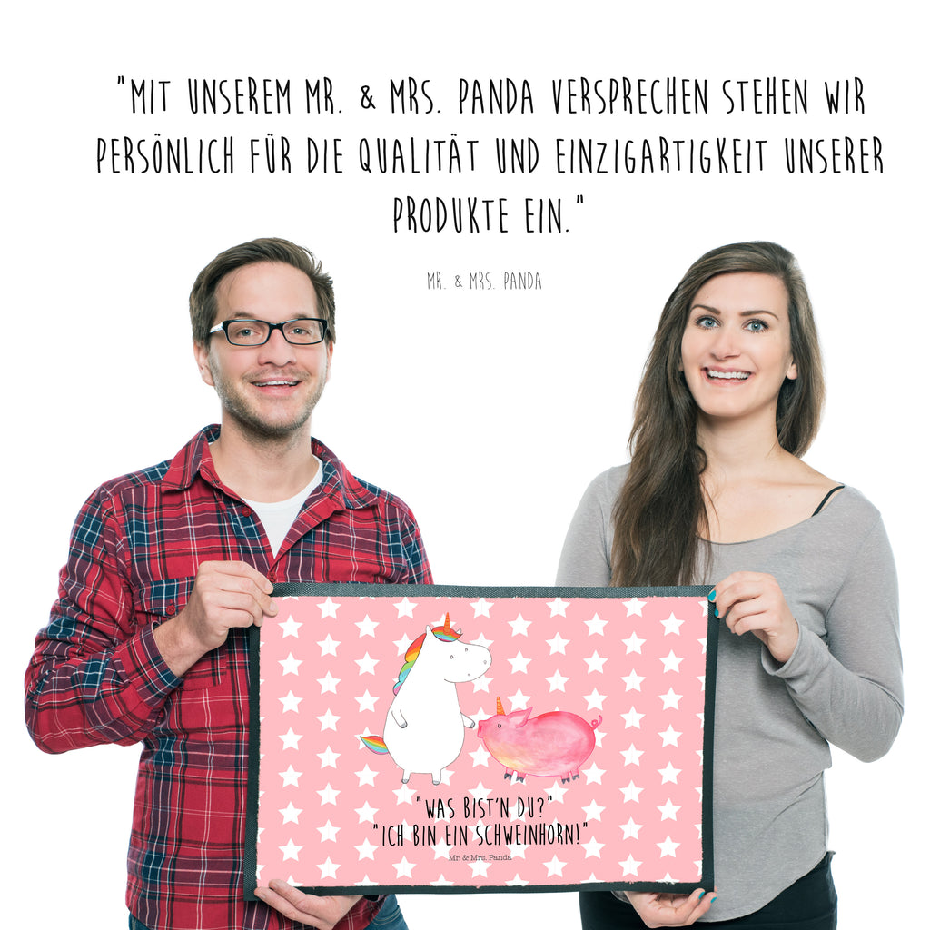 Fußmatte Einhorn + Schweinhorn Einhörner, Unicorn, Einhorn, Freundschaft, Schweinhorn, Schwein, Freundin, Schweinchen Türvorleger, Schmutzmatte, Fußabtreter, Matte, Schmutzfänger, Fußabstreifer, Schmutzfangmatte, Türmatte, Motivfußmatte,  Haustürmatte, Vorleger  Einhorn, Einhörner, Einhorn Deko, Pegasus, Unicorn
