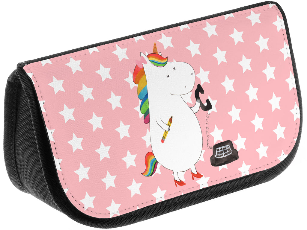 Kosmetiktasche Einhorn Sekretärin Kosmetikbeutel, Kulturtasche, Kulturbeutel, Schminktasche, Make-Up Tasche, Einhorn, Einhörner, Einhorn Deko, Pegasus, Unicorn, Sekretärin, Büro, Rechtsanwältin, Rechtsanwaltsgehilfin, Steuerbüro, Steuerkanzlei, Bürokraft, Bürohilfe