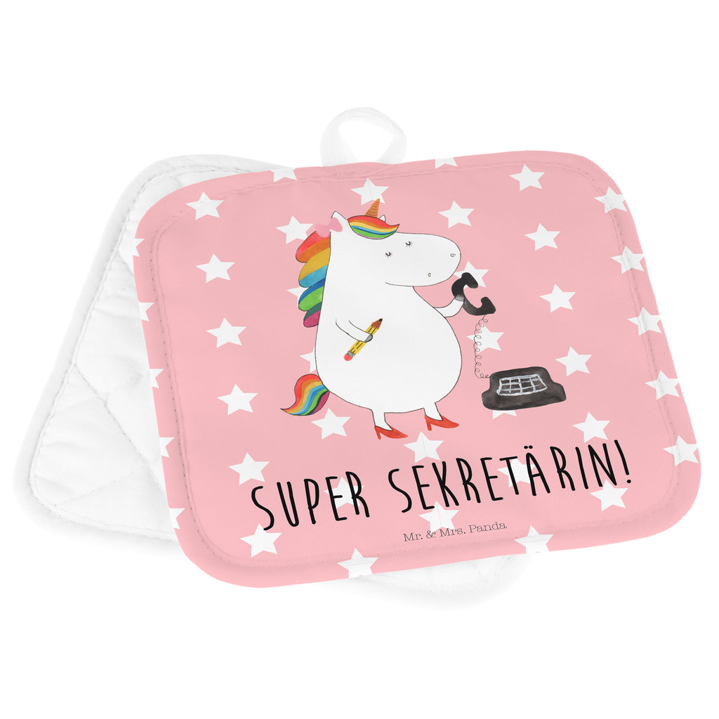 2er Set Topflappen  Einhorn Sekretärin Topflappen, Topfuntersetzer, Ofenhandschuh, Topflappen Set, Topflappen lustig, Topflappen mit Spruch, Einhorn, Einhörner, Einhorn Deko, Pegasus, Unicorn, Sekretärin, Büro, Rechtsanwältin, Rechtsanwaltsgehilfin, Steuerbüro, Steuerkanzlei, Bürokraft, Bürohilfe