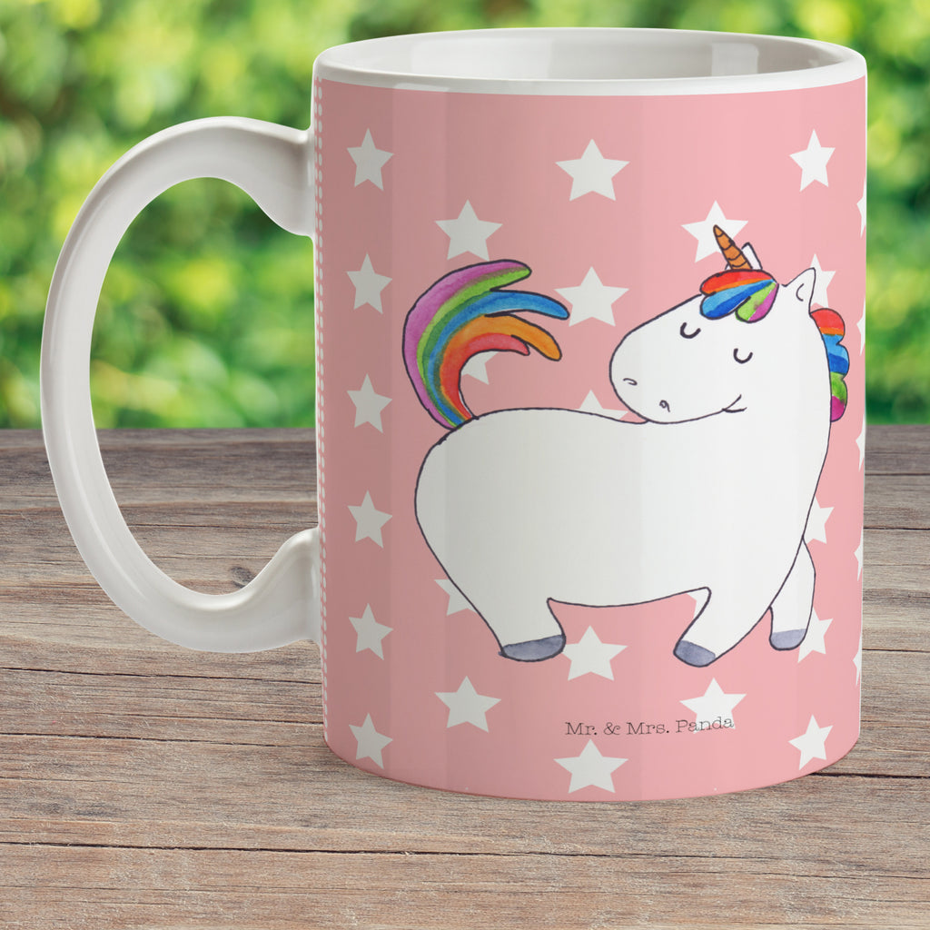Kindertasse Einhorn stolzierend Kunststoff Tasse, Kindergarten, Tasse, Trinkbecher, Camping Becher, Kaffeetasse, Kunststoffbecher, Kindergartenbecher, Outdoorgeschirr, Kunststoffgeschirr, Reisebecher, Reisetasse, Kinderbecher, Einhorn, Einhörner, Einhorn Deko, Pegasus, Unicorn, stolz, anders, bunt, Pferd, Reiter, Reiten, Freundin, Geschenk