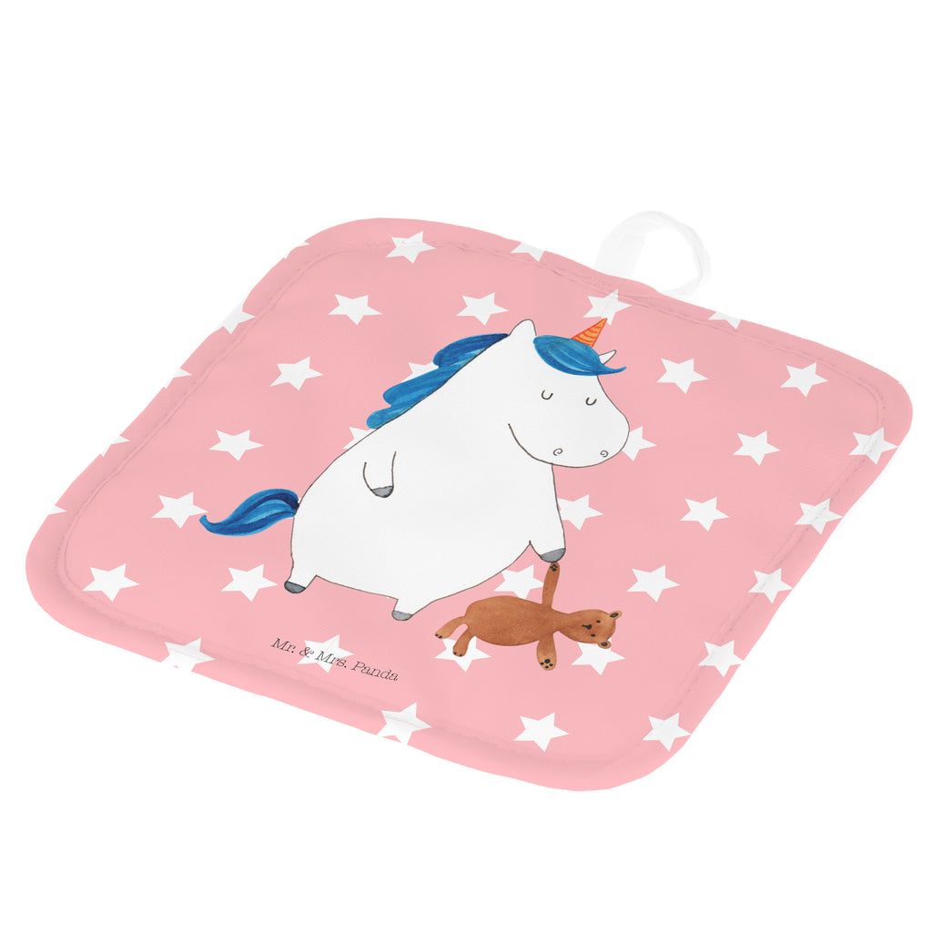 2er Set Topflappen  Einhorn Teddy Topflappen, Topfuntersetzer, Ofenhandschuh, Topflappen Set, Topflappen lustig, Topflappen mit Spruch, Einhorn, Einhörner, Einhorn Deko, Pegasus, Unicorn, schlafen, gute Nacht, Single, Bett, Träumen, Freundin, Singleleben