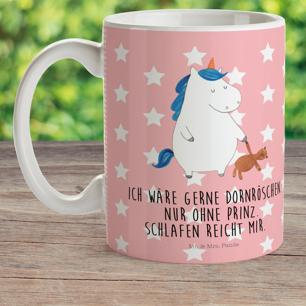 Kindertasse Einhorn Teddy Kunststoff Tasse, Kindergarten, Tasse, Trinkbecher, Camping Becher, Kaffeetasse, Kunststoffbecher, Kindergartenbecher, Outdoorgeschirr, Kunststoffgeschirr, Reisebecher, Reisetasse, Kinderbecher, Einhorn, Einhörner, Einhorn Deko, Pegasus, Unicorn, schlafen, gute Nacht, Single, Bett, Träumen, Freundin, Singleleben