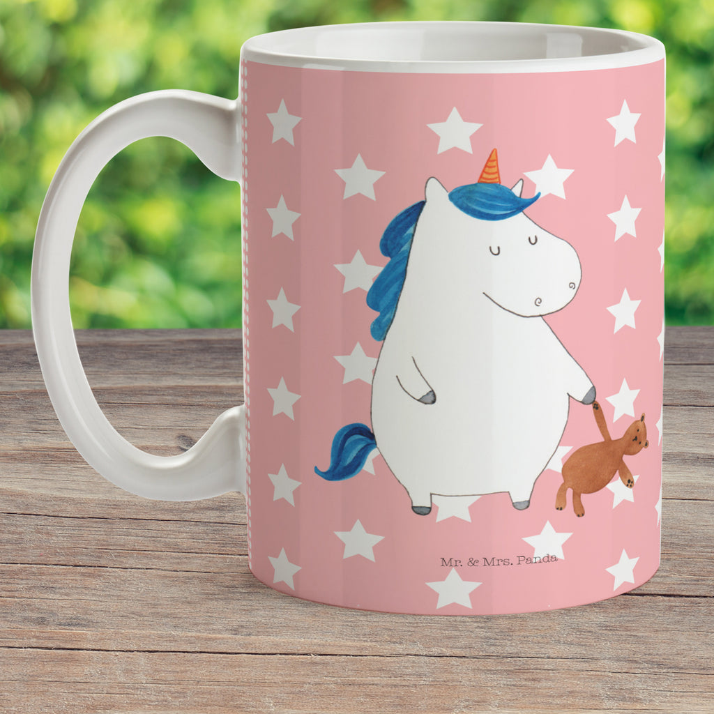 Kindertasse Einhorn Teddy Kunststoff Tasse, Kindergarten, Tasse, Trinkbecher, Camping Becher, Kaffeetasse, Kunststoffbecher, Kindergartenbecher, Outdoorgeschirr, Kunststoffgeschirr, Reisebecher, Reisetasse, Kinderbecher, Einhorn, Einhörner, Einhorn Deko, Pegasus, Unicorn, schlafen, gute Nacht, Single, Bett, Träumen, Freundin, Singleleben