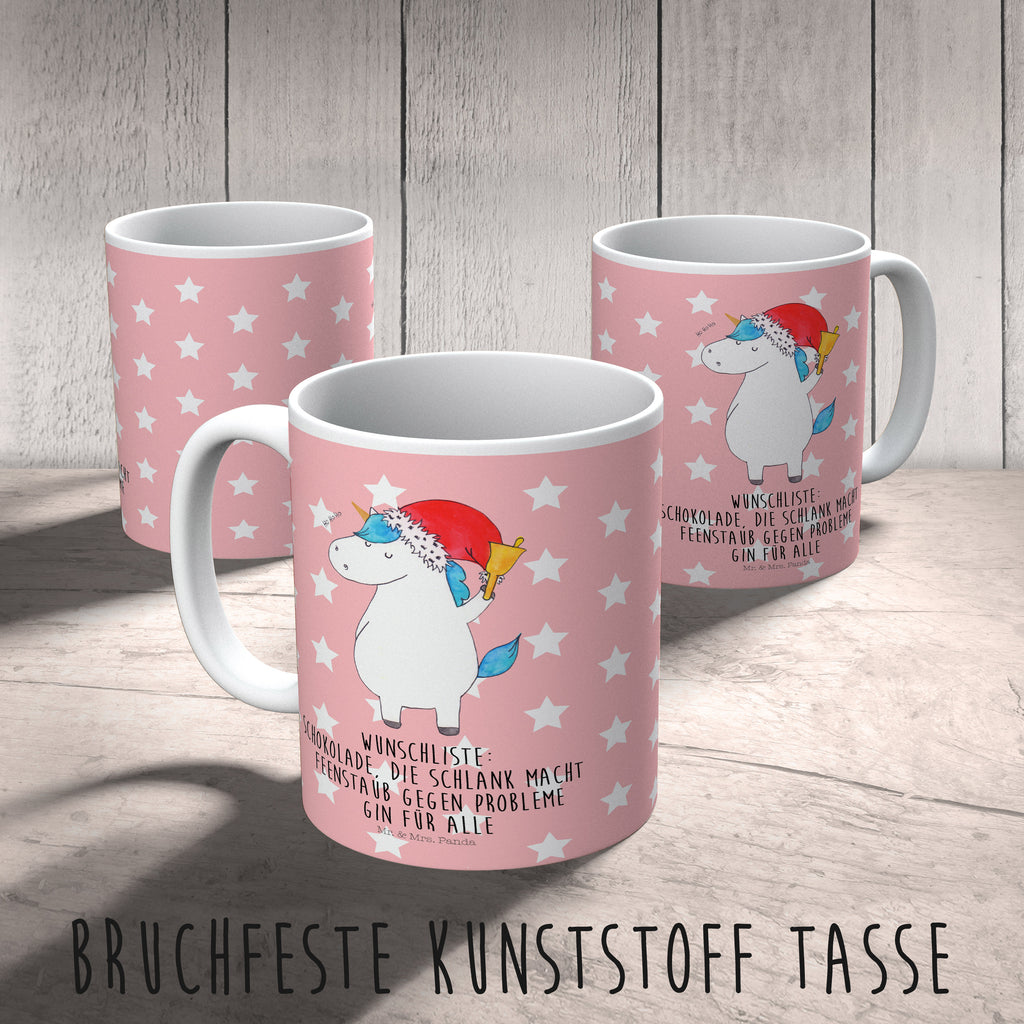 Kindertasse Einhorn Weihnachtsmann Kunststoff Tasse, Kindergarten, Tasse, Trinkbecher, Camping Becher, Kaffeetasse, Kunststoffbecher, Kindergartenbecher, Outdoorgeschirr, Kunststoffgeschirr, Reisebecher, Reisetasse, Kinderbecher, Einhorn, Einhörner, Einhorn Deko, Pegasus, Unicorn, Gin, Schokolade, Schoki, Weihnachten, Weihnachtsmann, Nikolaus, Wunschzettel, Wunschliste, Feenstaub