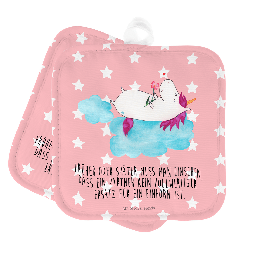 2er Set Topflappen  Einhorn verliebt auf Wolke Topflappen, Topfuntersetzer, Ofenhandschuh, Topflappen Set, Topflappen lustig, Topflappen mit Spruch, Einhorn, Einhörner, Einhorn Deko, Pegasus, Unicorn, verliebt, Liebe, Liebesbeweis, Freundin, Wolke