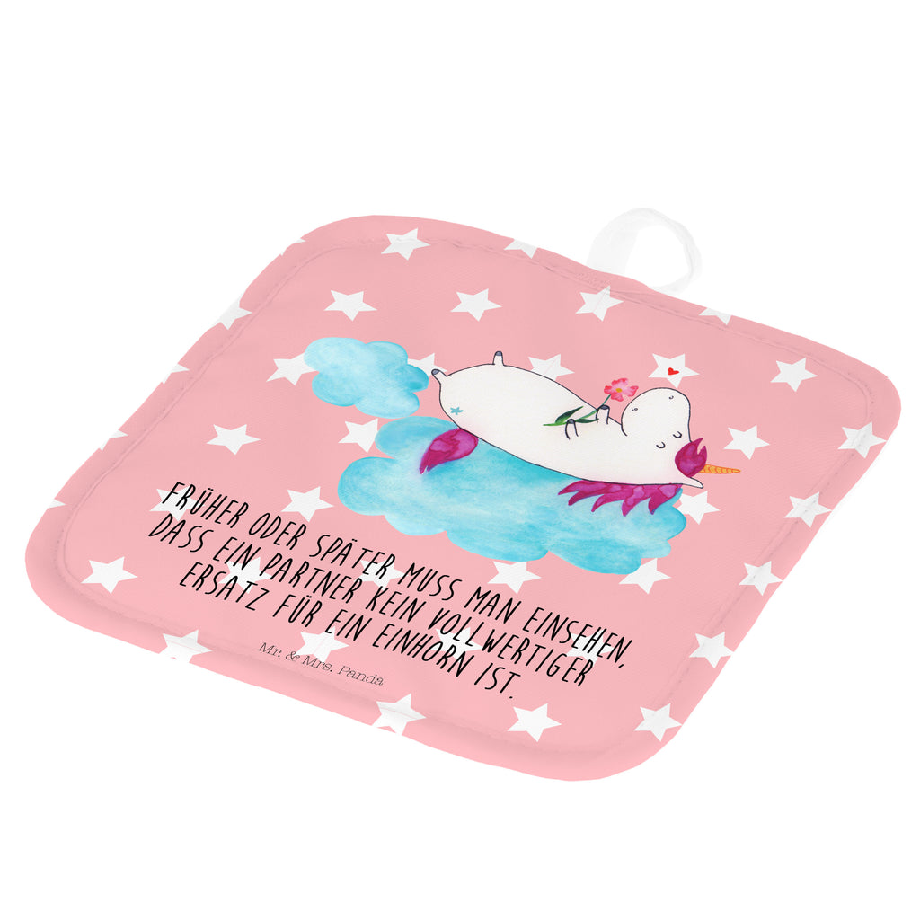 2er Set Topflappen  Einhorn verliebt auf Wolke Topflappen, Topfuntersetzer, Ofenhandschuh, Topflappen Set, Topflappen lustig, Topflappen mit Spruch, Einhorn, Einhörner, Einhorn Deko, Pegasus, Unicorn, verliebt, Liebe, Liebesbeweis, Freundin, Wolke