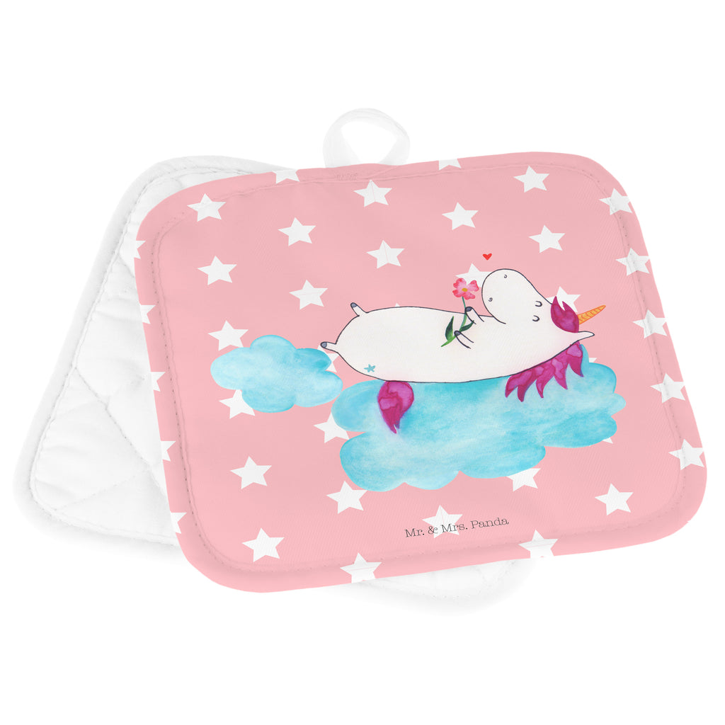 2er Set Topflappen  Einhorn verliebt auf Wolke Topflappen, Topfuntersetzer, Ofenhandschuh, Topflappen Set, Topflappen lustig, Topflappen mit Spruch, Einhorn, Einhörner, Einhorn Deko, Pegasus, Unicorn, verliebt, Liebe, Liebesbeweis, Freundin, Wolke