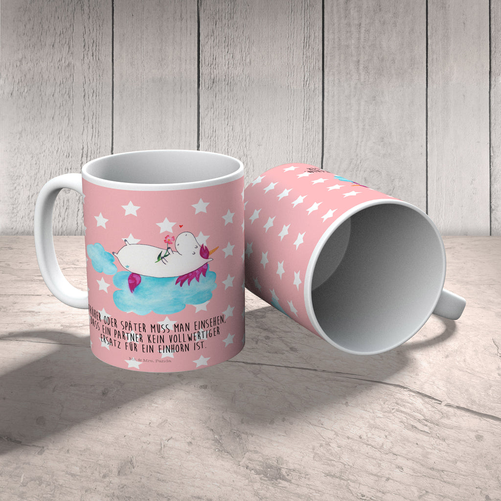 Kindertasse Einhorn verliebt auf Wolke Kunststoff Tasse, Kindergarten, Tasse, Trinkbecher, Camping Becher, Kaffeetasse, Kunststoffbecher, Kindergartenbecher, Outdoorgeschirr, Kunststoffgeschirr, Reisebecher, Reisetasse, Kinderbecher, Einhorn, Einhörner, Einhorn Deko, Pegasus, Unicorn, verliebt, Liebe, Liebesbeweis, Freundin, Wolke