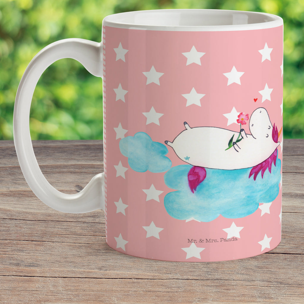Kindertasse Einhorn verliebt auf Wolke Kunststoff Tasse, Kindergarten, Tasse, Trinkbecher, Camping Becher, Kaffeetasse, Kunststoffbecher, Kindergartenbecher, Outdoorgeschirr, Kunststoffgeschirr, Reisebecher, Reisetasse, Kinderbecher, Einhorn, Einhörner, Einhorn Deko, Pegasus, Unicorn, verliebt, Liebe, Liebesbeweis, Freundin, Wolke