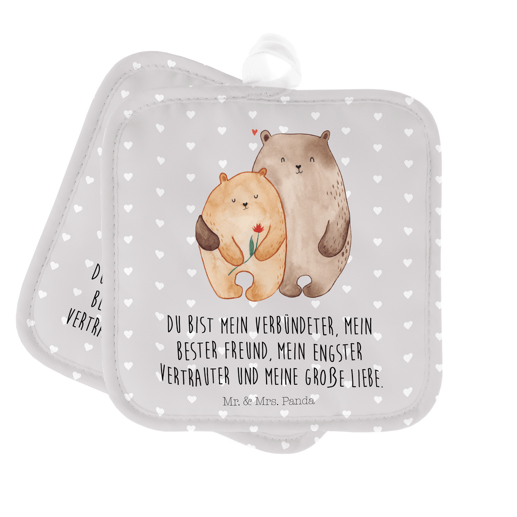 2er Set Topflappen  Bären Liebe Topflappen, Topfuntersetzer, Ofenhandschuh, Topflappen Set, Topflappen lustig, Topflappen mit Spruch, Liebe, Partner, Freund, Freundin, Ehemann, Ehefrau, Heiraten, Verlobung, Heiratsantrag, Liebesgeschenk, Jahrestag, Hocheitstag, Verliebt, Verlobt, Verheiratet, Geschenk Freundin, Geschenk Freund, Liebesbeweis, Hochzeitstag, Geschenk Hochzeit, Bären, Bärchen, Bär