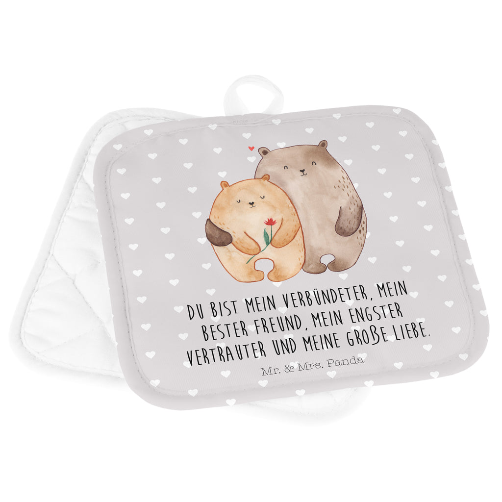2er Set Topflappen  Bären Liebe Topflappen, Topfuntersetzer, Ofenhandschuh, Topflappen Set, Topflappen lustig, Topflappen mit Spruch, Liebe, Partner, Freund, Freundin, Ehemann, Ehefrau, Heiraten, Verlobung, Heiratsantrag, Liebesgeschenk, Jahrestag, Hocheitstag, Verliebt, Verlobt, Verheiratet, Geschenk Freundin, Geschenk Freund, Liebesbeweis, Hochzeitstag, Geschenk Hochzeit, Bären, Bärchen, Bär
