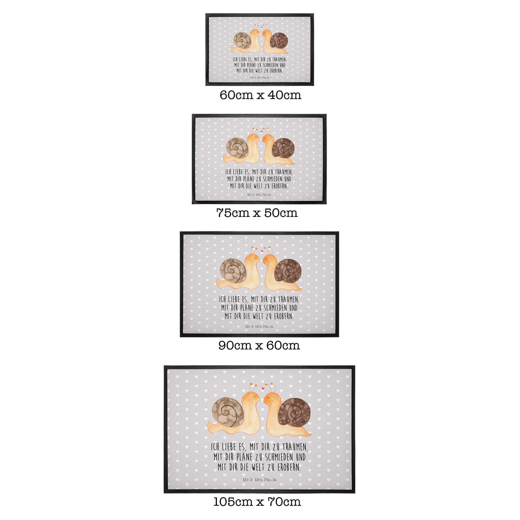 Fußmatte Schnecken Liebe  Türvorleger, Schmutzmatte, Fußabtreter, Matte, Schmutzfänger, Fußabstreifer, Schmutzfangmatte, Türmatte, Motivfußmatte,  Haustürmatte, Vorleger  Liebe,  Partner, Freund, Freundin, Ehemann, Ehefrau, Heiraten, Verlobung, Heiratsantrag, Liebesgeschenk, Jahrestag, Hocheitstag