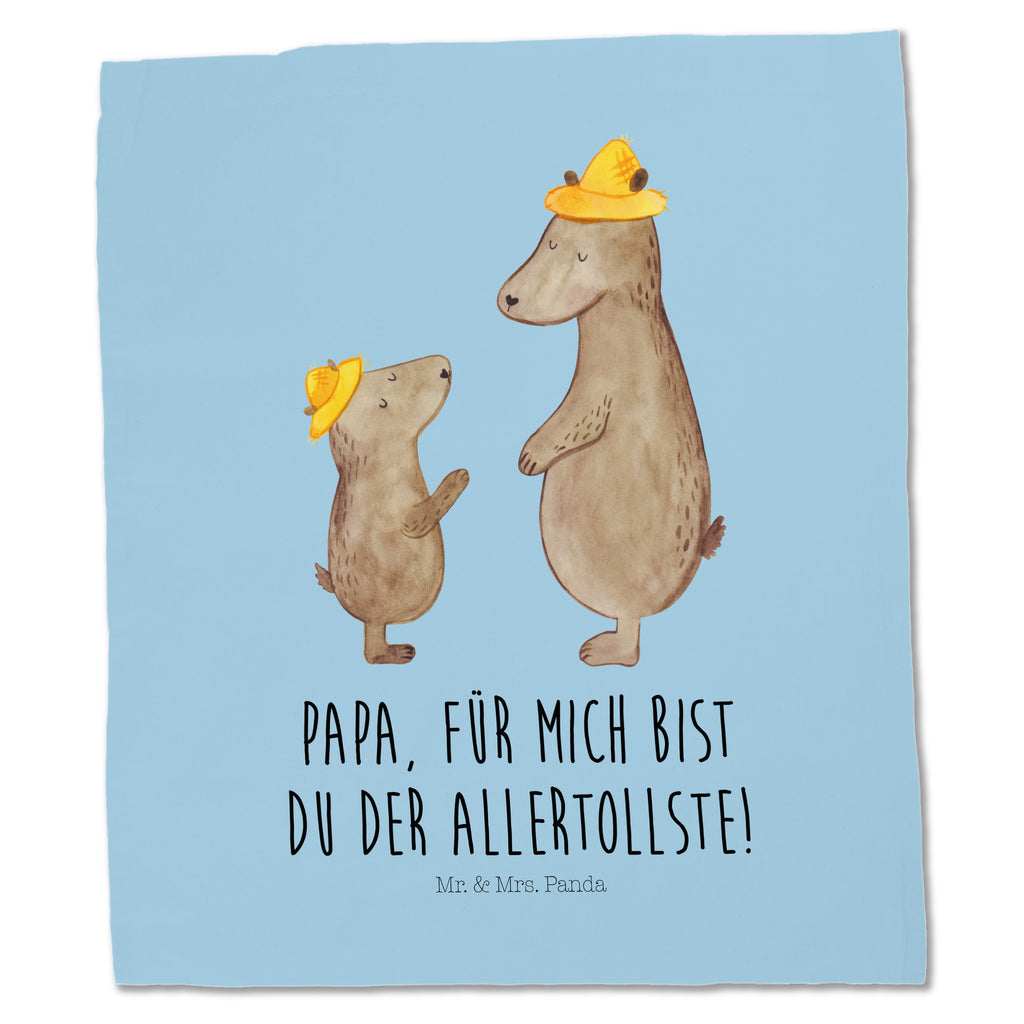 Tragetasche Bären mit Hut Beuteltasche, Beutel, Einkaufstasche, Jutebeutel, Stoffbeutel, Familie, Vatertag, Muttertag, Bruder, Schwester, Mama, Papa, Oma, Opa, Bär, Bären, Vater, Papi, Paps, Dad, Daddy, Lieblingsmensch, Sohn, Söhne, Kind, Kinder, Vater-Sohn, Family, Vorbild