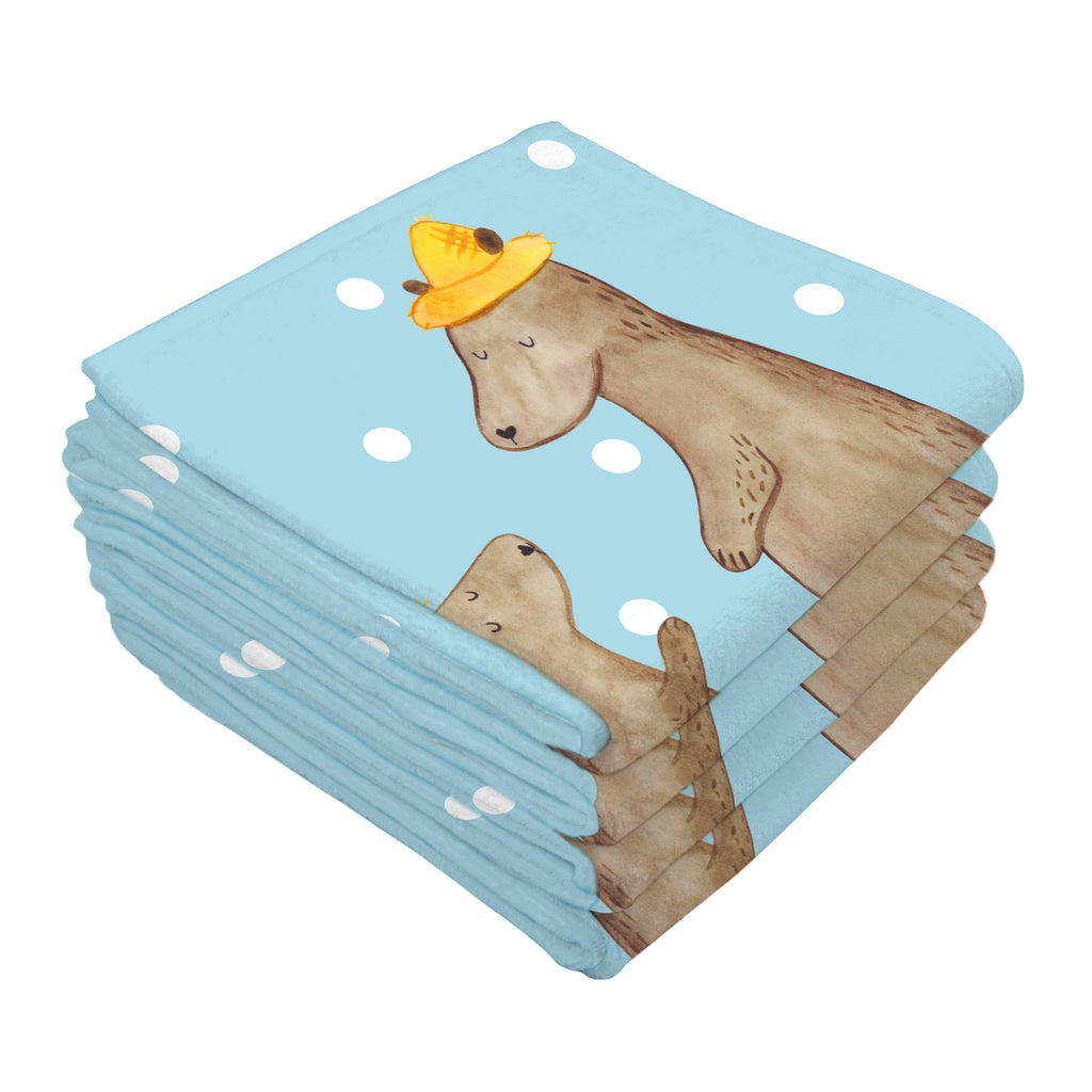 Gäste Handtuch Bären mit Hut Gästetuch, Reisehandtuch, Sport Handtuch, Frottier, Kinder Handtuch, Familie, Vatertag, Muttertag, Bruder, Schwester, Mama, Papa, Oma, Opa, Bär, Bären, Vater, Papi, Paps, Dad, Daddy, Lieblingsmensch, Sohn, Söhne, Kind, Kinder, Vater-Sohn, Family, Vorbild