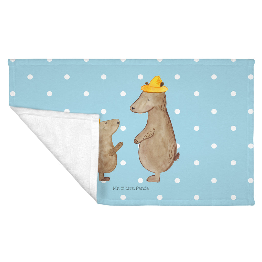 Gäste Handtuch Bären mit Hut Gästetuch, Reisehandtuch, Sport Handtuch, Frottier, Kinder Handtuch, Familie, Vatertag, Muttertag, Bruder, Schwester, Mama, Papa, Oma, Opa, Bär, Bären, Vater, Papi, Paps, Dad, Daddy, Lieblingsmensch, Sohn, Söhne, Kind, Kinder, Vater-Sohn, Family, Vorbild