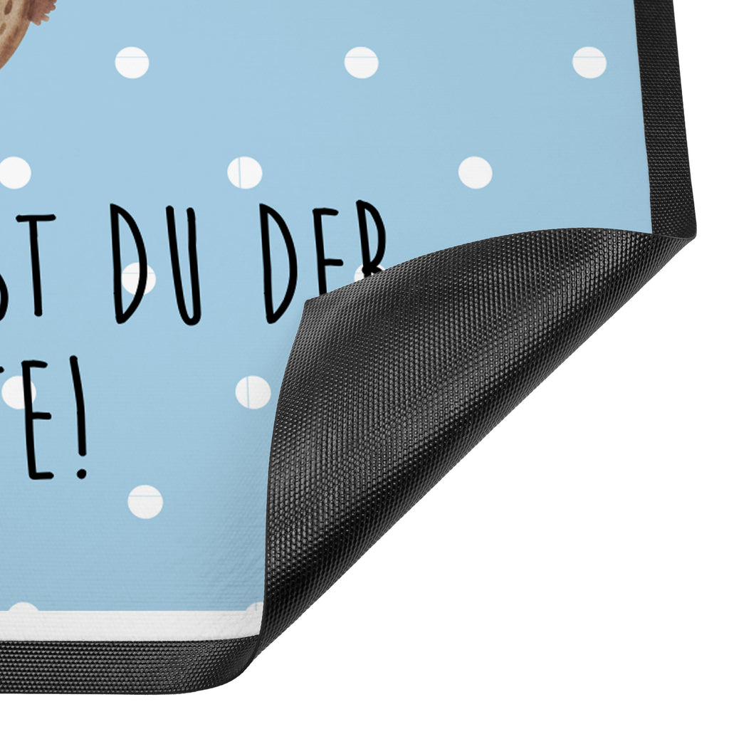 Fußmatte Bären mit Hut Bär, Bären, Vater, Papa, Vatertag, Papi, Paps, Dad, Daddy, Lieblingsmensch, Sohn, Söhne, Kind, Kinder, Vater-Sohn, Familie, Family, Vorbild Türvorleger, Schmutzmatte, Fußabtreter, Matte, Schmutzfänger, Fußabstreifer, Schmutzfangmatte, Türmatte, Motivfußmatte,  Haustürmatte, Vorleger  Familie, Vatertag, Muttertag, Bruder, Schwester, Mama, Papa, Oma, Opa