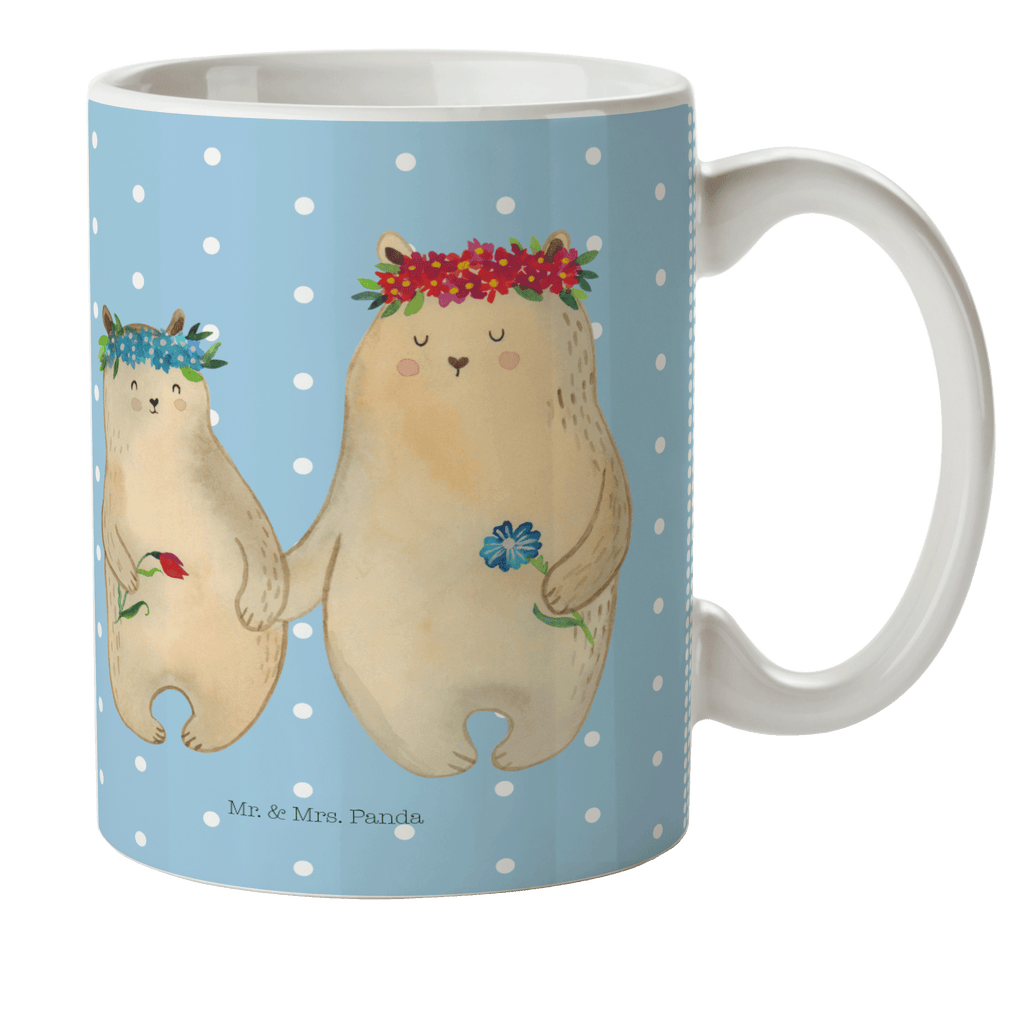 Kindertasse Bären mit Blumenkranz Kunststoff Tasse, Kindergarten, Tasse, Trinkbecher, Camping Becher, Kaffeetasse, Kunststoffbecher, Kindergartenbecher, Outdoorgeschirr, Kunststoffgeschirr, Reisebecher, Reisetasse, Kinderbecher, Familie, Vatertag, Muttertag, Bruder, Schwester, Mama, Papa, Oma, Opa, Bär, Bären, Mutter, Mutti, Mami, Lieblingsmensch, Lieblingsmama, beste Mutter, weltbeste Mama, Geschenk Mama. Muttertag, Tochter, Kind, Kinder, Töchter, Family, Vorbild