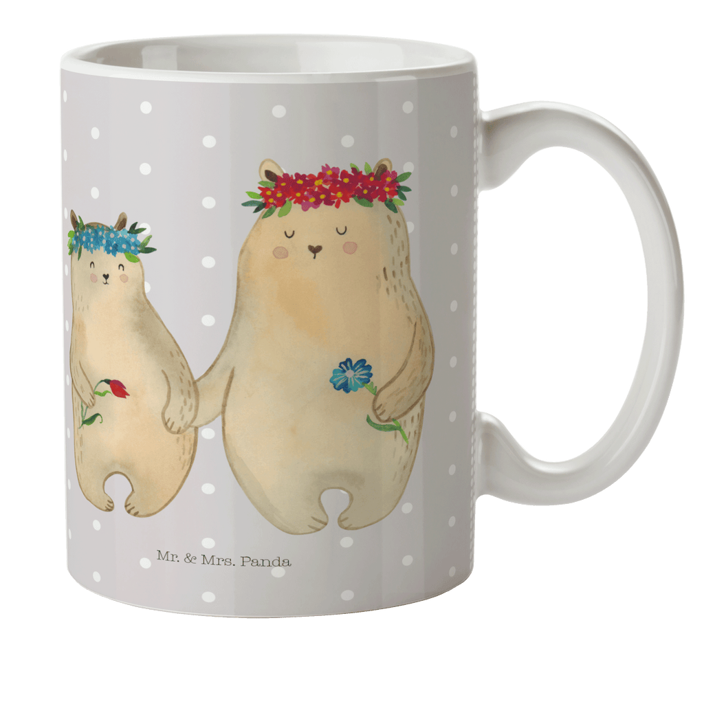 Kindertasse Bären mit Blumenkranz Kunststoff Tasse, Kindergarten, Tasse, Trinkbecher, Camping Becher, Kaffeetasse, Kunststoffbecher, Kindergartenbecher, Outdoorgeschirr, Kunststoffgeschirr, Reisebecher, Reisetasse, Kinderbecher, Familie, Vatertag, Muttertag, Bruder, Schwester, Mama, Papa, Oma, Opa, Bär, Bären, Mutter, Mutti, Mami, Lieblingsmensch, Lieblingsmama, beste Mutter, weltbeste Mama, Geschenk Mama. Muttertag, Tochter, Kind, Kinder, Töchter, Family, Vorbild