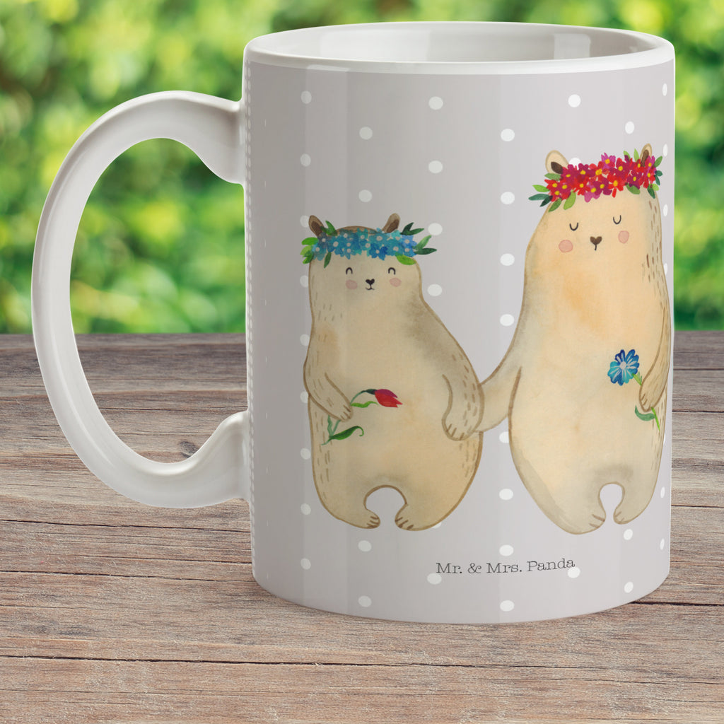 Kindertasse Bären mit Blumenkranz Kunststoff Tasse, Kindergarten, Tasse, Trinkbecher, Camping Becher, Kaffeetasse, Kunststoffbecher, Kindergartenbecher, Outdoorgeschirr, Kunststoffgeschirr, Reisebecher, Reisetasse, Kinderbecher, Familie, Vatertag, Muttertag, Bruder, Schwester, Mama, Papa, Oma, Opa, Bär, Bären, Mutter, Mutti, Mami, Lieblingsmensch, Lieblingsmama, beste Mutter, weltbeste Mama, Geschenk Mama. Muttertag, Tochter, Kind, Kinder, Töchter, Family, Vorbild