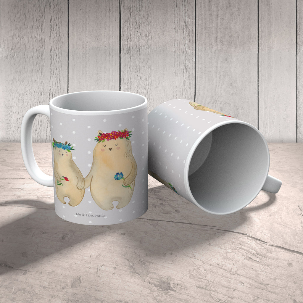 Kindertasse Bären mit Blumenkranz Kunststoff Tasse, Kindergarten, Tasse, Trinkbecher, Camping Becher, Kaffeetasse, Kunststoffbecher, Kindergartenbecher, Outdoorgeschirr, Kunststoffgeschirr, Reisebecher, Reisetasse, Kinderbecher, Familie, Vatertag, Muttertag, Bruder, Schwester, Mama, Papa, Oma, Opa, Bär, Bären, Mutter, Mutti, Mami, Lieblingsmensch, Lieblingsmama, beste Mutter, weltbeste Mama, Geschenk Mama. Muttertag, Tochter, Kind, Kinder, Töchter, Family, Vorbild
