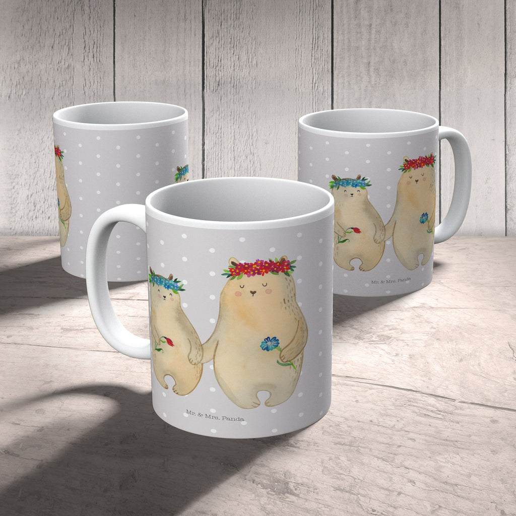 Kindertasse Bären mit Blumenkranz Kunststoff Tasse, Kindergarten, Tasse, Trinkbecher, Camping Becher, Kaffeetasse, Kunststoffbecher, Kindergartenbecher, Outdoorgeschirr, Kunststoffgeschirr, Reisebecher, Reisetasse, Kinderbecher, Familie, Vatertag, Muttertag, Bruder, Schwester, Mama, Papa, Oma, Opa, Bär, Bären, Mutter, Mutti, Mami, Lieblingsmensch, Lieblingsmama, beste Mutter, weltbeste Mama, Geschenk Mama. Muttertag, Tochter, Kind, Kinder, Töchter, Family, Vorbild