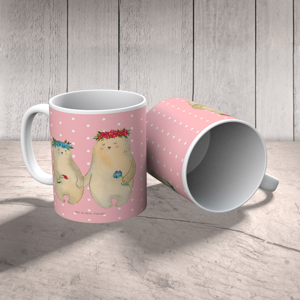 Kindertasse Bären mit Blumenkranz Kunststoff Tasse, Kindergarten, Tasse, Trinkbecher, Camping Becher, Kaffeetasse, Kunststoffbecher, Kindergartenbecher, Outdoorgeschirr, Kunststoffgeschirr, Reisebecher, Reisetasse, Kinderbecher, Familie, Vatertag, Muttertag, Bruder, Schwester, Mama, Papa, Oma, Opa, Bär, Bären, Mutter, Mutti, Mami, Lieblingsmensch, Lieblingsmama, beste Mutter, weltbeste Mama, Geschenk Mama. Muttertag, Tochter, Kind, Kinder, Töchter, Family, Vorbild
