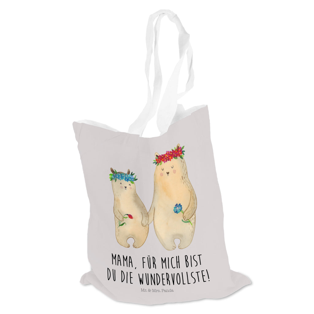 Tragetasche Bären mit Blumenkranz Beuteltasche, Beutel, Einkaufstasche, Jutebeutel, Stoffbeutel, Familie, Vatertag, Muttertag, Bruder, Schwester, Mama, Papa, Oma, Opa, Bär, Bären, Mutter, Mutti, Mami, Lieblingsmensch, Lieblingsmama, beste Mutter, weltbeste Mama, Geschenk Mama. Muttertag, Tochter, Kind, Kinder, Töchter, Family, Vorbild