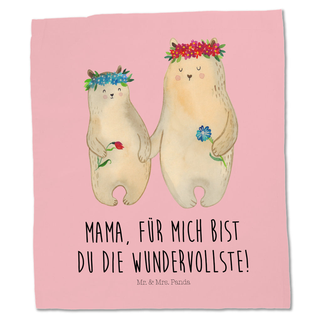 Tragetasche Bären mit Blumenkranz Beuteltasche, Beutel, Einkaufstasche, Jutebeutel, Stoffbeutel, Familie, Vatertag, Muttertag, Bruder, Schwester, Mama, Papa, Oma, Opa, Bär, Bären, Mutter, Mutti, Mami, Lieblingsmensch, Lieblingsmama, beste Mutter, weltbeste Mama, Geschenk Mama. Muttertag, Tochter, Kind, Kinder, Töchter, Family, Vorbild