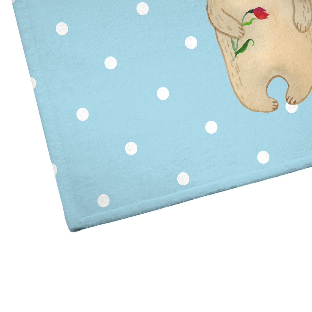 Gäste Handtuch Bären mit Blumenkranz Gästetuch, Reisehandtuch, Sport Handtuch, Frottier, Kinder Handtuch, Familie, Vatertag, Muttertag, Bruder, Schwester, Mama, Papa, Oma, Opa, Bär, Bären, Mutter, Mutti, Mami, Lieblingsmensch, Lieblingsmama, beste Mutter, weltbeste Mama, Geschenk Mama. Muttertag, Tochter, Kind, Kinder, Töchter, Family, Vorbild