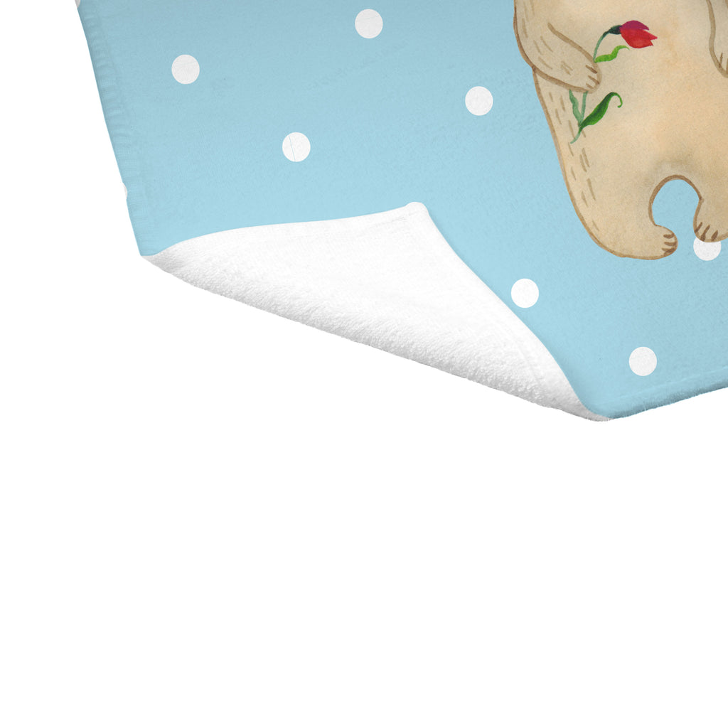 Gäste Handtuch Bären mit Blumenkranz Gästetuch, Reisehandtuch, Sport Handtuch, Frottier, Kinder Handtuch, Familie, Vatertag, Muttertag, Bruder, Schwester, Mama, Papa, Oma, Opa, Bär, Bären, Mutter, Mutti, Mami, Lieblingsmensch, Lieblingsmama, beste Mutter, weltbeste Mama, Geschenk Mama. Muttertag, Tochter, Kind, Kinder, Töchter, Family, Vorbild
