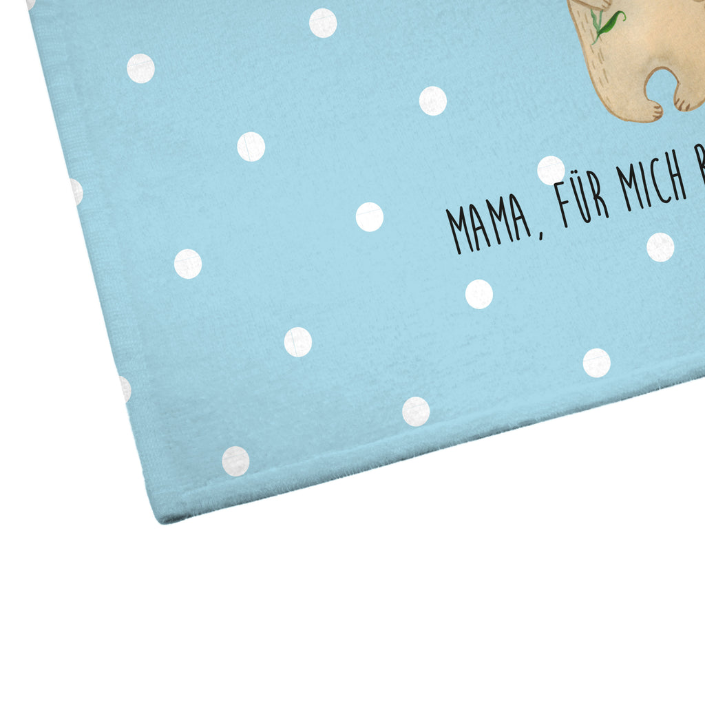 50 x 100 Handtuch Bären mit Blumenkranz Handtuch, Badehandtuch, Badezimmer, Handtücher, groß, Kinder, Baby, Familie, Vatertag, Muttertag, Bruder, Schwester, Mama, Papa, Oma, Opa, Bär, Bären, Mutter, Mutti, Mami, Lieblingsmensch, Lieblingsmama, beste Mutter, weltbeste Mama, Geschenk Mama. Muttertag, Tochter, Kind, Töchter, Family, Vorbild