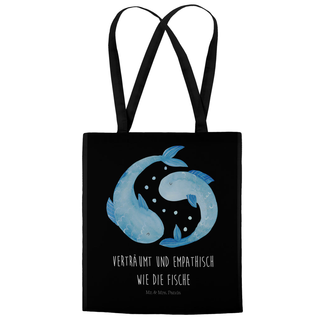 Tragetasche Sternzeichen Fische Beuteltasche, Beutel, Einkaufstasche, Jutebeutel, Stoffbeutel, Tierkreiszeichen, Sternzeichen, Horoskop, Astrologie, Aszendent, Fisch, Fische Geschenk, Fische Sternzeichen, Fische Sternbild, Geschenk Februar, Geschenk März, Geburtstag Februar, Geburtstag März