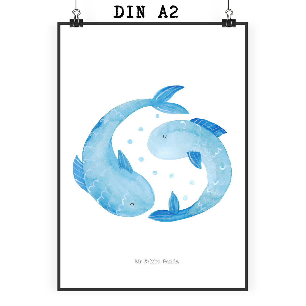Poster Sternzeichen Fische Poster, Wandposter, Bild, Wanddeko, Küchenposter, Kinderposter, Wanddeko Bild, Raumdekoration, Wanddekoration, Handgemaltes Poster, Mr. & Mrs. Panda Poster, Designposter, Kunstdruck, Posterdruck, Tierkreiszeichen, Sternzeichen, Horoskop, Astrologie, Aszendent, Fisch, Fische Geschenk, Fische Sternzeichen, Fische Sternbild, Geschenk Februar, Geschenk März, Geburtstag Februar, Geburtstag März