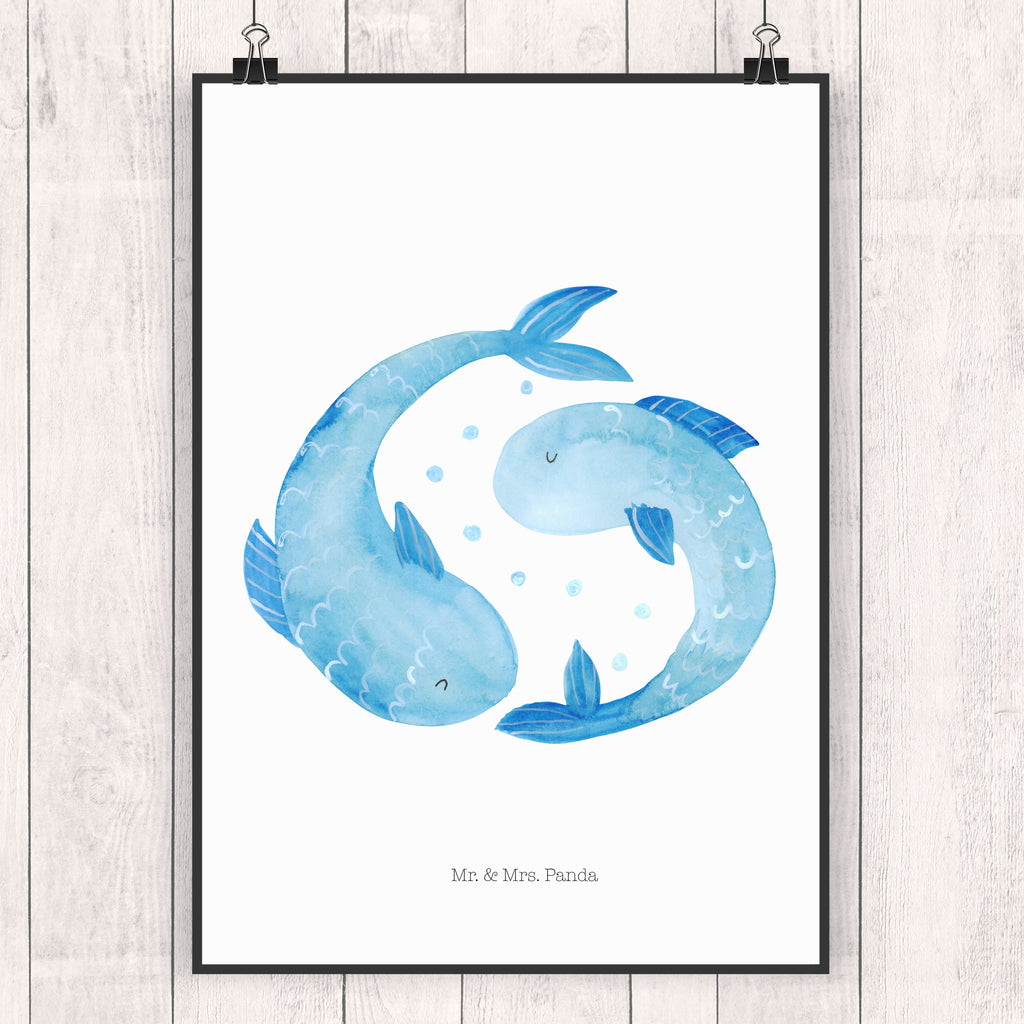 Poster Sternzeichen Fische Poster, Wandposter, Bild, Wanddeko, Küchenposter, Kinderposter, Wanddeko Bild, Raumdekoration, Wanddekoration, Handgemaltes Poster, Mr. & Mrs. Panda Poster, Designposter, Kunstdruck, Posterdruck, Tierkreiszeichen, Sternzeichen, Horoskop, Astrologie, Aszendent, Fisch, Fische Geschenk, Fische Sternzeichen, Fische Sternbild, Geschenk Februar, Geschenk März, Geburtstag Februar, Geburtstag März