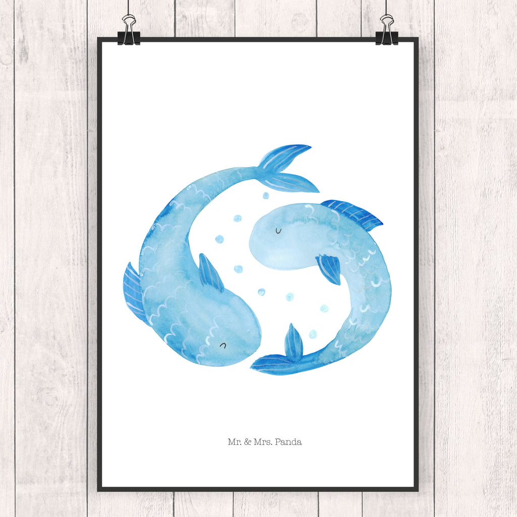 Poster Sternzeichen Fische Poster, Wandposter, Bild, Wanddeko, Küchenposter, Kinderposter, Wanddeko Bild, Raumdekoration, Wanddekoration, Handgemaltes Poster, Mr. & Mrs. Panda Poster, Designposter, Kunstdruck, Posterdruck, Tierkreiszeichen, Sternzeichen, Horoskop, Astrologie, Aszendent, Fisch, Fische Geschenk, Fische Sternzeichen, Fische Sternbild, Geschenk Februar, Geschenk März, Geburtstag Februar, Geburtstag März