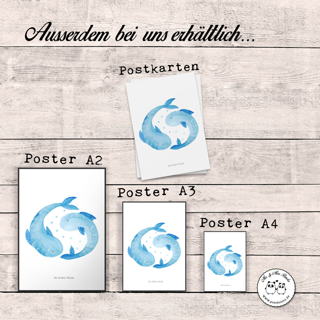 Poster Sternzeichen Fische Poster, Wandposter, Bild, Wanddeko, Küchenposter, Kinderposter, Wanddeko Bild, Raumdekoration, Wanddekoration, Handgemaltes Poster, Mr. & Mrs. Panda Poster, Designposter, Kunstdruck, Posterdruck, Tierkreiszeichen, Sternzeichen, Horoskop, Astrologie, Aszendent, Fisch, Fische Geschenk, Fische Sternzeichen, Fische Sternbild, Geschenk Februar, Geschenk März, Geburtstag Februar, Geburtstag März