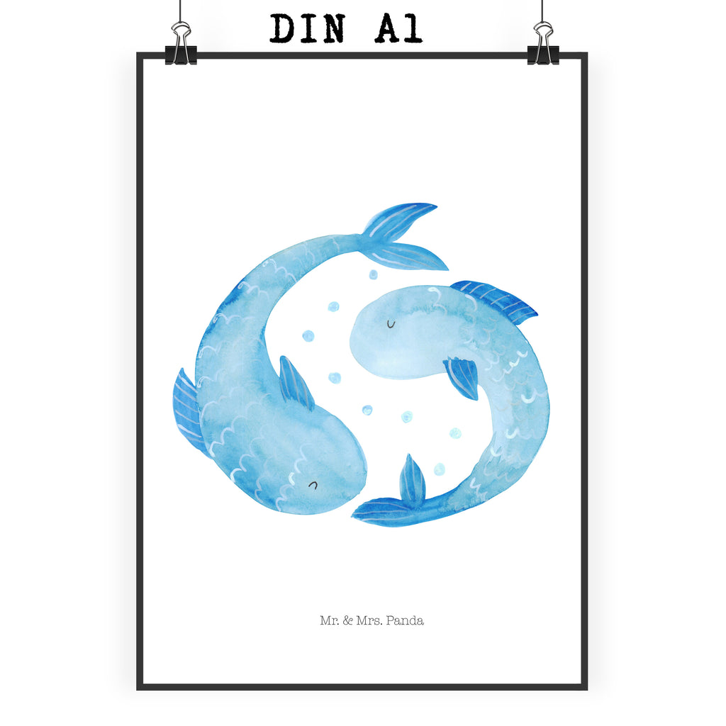 Poster Sternzeichen Fische Poster, Wandposter, Bild, Wanddeko, Küchenposter, Kinderposter, Wanddeko Bild, Raumdekoration, Wanddekoration, Handgemaltes Poster, Mr. & Mrs. Panda Poster, Designposter, Kunstdruck, Posterdruck, Tierkreiszeichen, Sternzeichen, Horoskop, Astrologie, Aszendent, Fisch, Fische Geschenk, Fische Sternzeichen, Fische Sternbild, Geschenk Februar, Geschenk März, Geburtstag Februar, Geburtstag März
