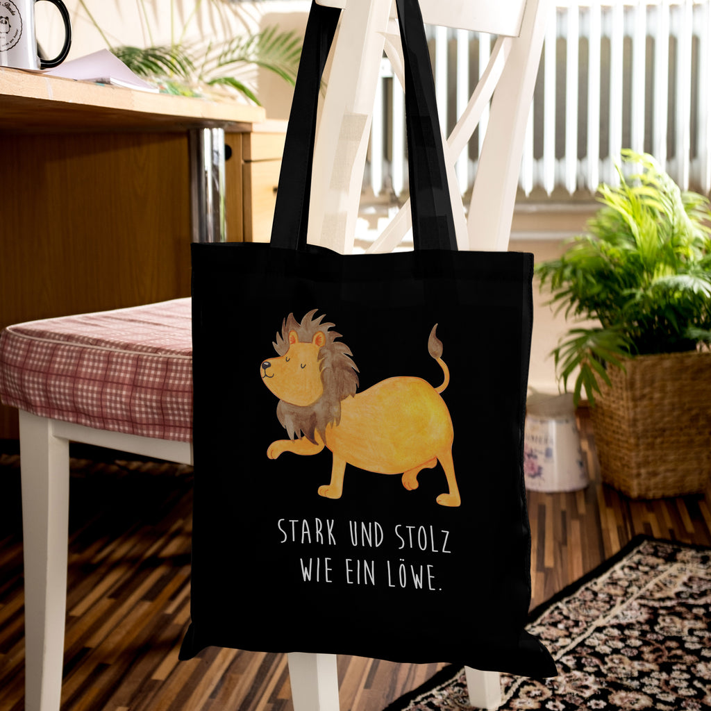 Tragetasche Sternzeichen Löwe Beuteltasche, Beutel, Einkaufstasche, Jutebeutel, Stoffbeutel, Tierkreiszeichen, Sternzeichen, Horoskop, Astrologie, Aszendent, Löwe Geschenk, Löwe Sternzeichen, Geschenk Juli, Geburtstag Juli, Geschenk August, Geburtstag August, König der Tiere
