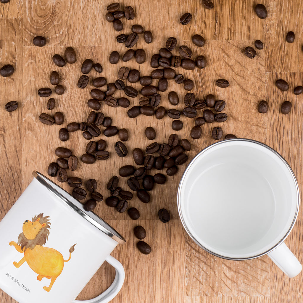 Camping Emaille Tasse Sternzeichen Löwe Campingtasse, Trinkbecher, Metalltasse, Outdoor Tasse, Emaille Trinkbecher, Blechtasse Outdoor, Emaille Campingbecher, Edelstahl Trinkbecher, Metalltasse für Camping, Kaffee Blechtasse, Camping Tasse Metall, Tierkreiszeichen, Sternzeichen, Horoskop, Astrologie, Aszendent, Löwe Geschenk, Löwe Sternzeichen, Geschenk Juli, Geburtstag Juli, Geschenk August, Geburtstag August, König der Tiere