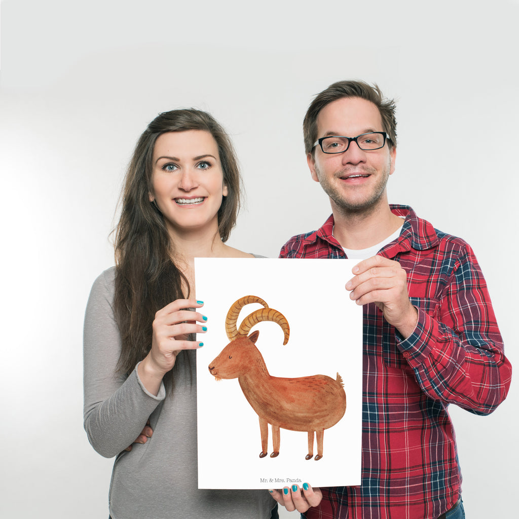 Poster Sternzeichen Steinbock Poster, Wandposter, Bild, Wanddeko, Küchenposter, Kinderposter, Wanddeko Bild, Raumdekoration, Wanddekoration, Handgemaltes Poster, Mr. & Mrs. Panda Poster, Designposter, Kunstdruck, Posterdruck, Tierkreiszeichen, Sternzeichen, Horoskop, Astrologie, Aszendent, Steinböcke, Steinbock Geschenk, Steinbock Sternzeichen, Geschenk Dezember, Geschenk Januar, Geburtstag Dezember, Geburtstag Januar, Ziege, Bock