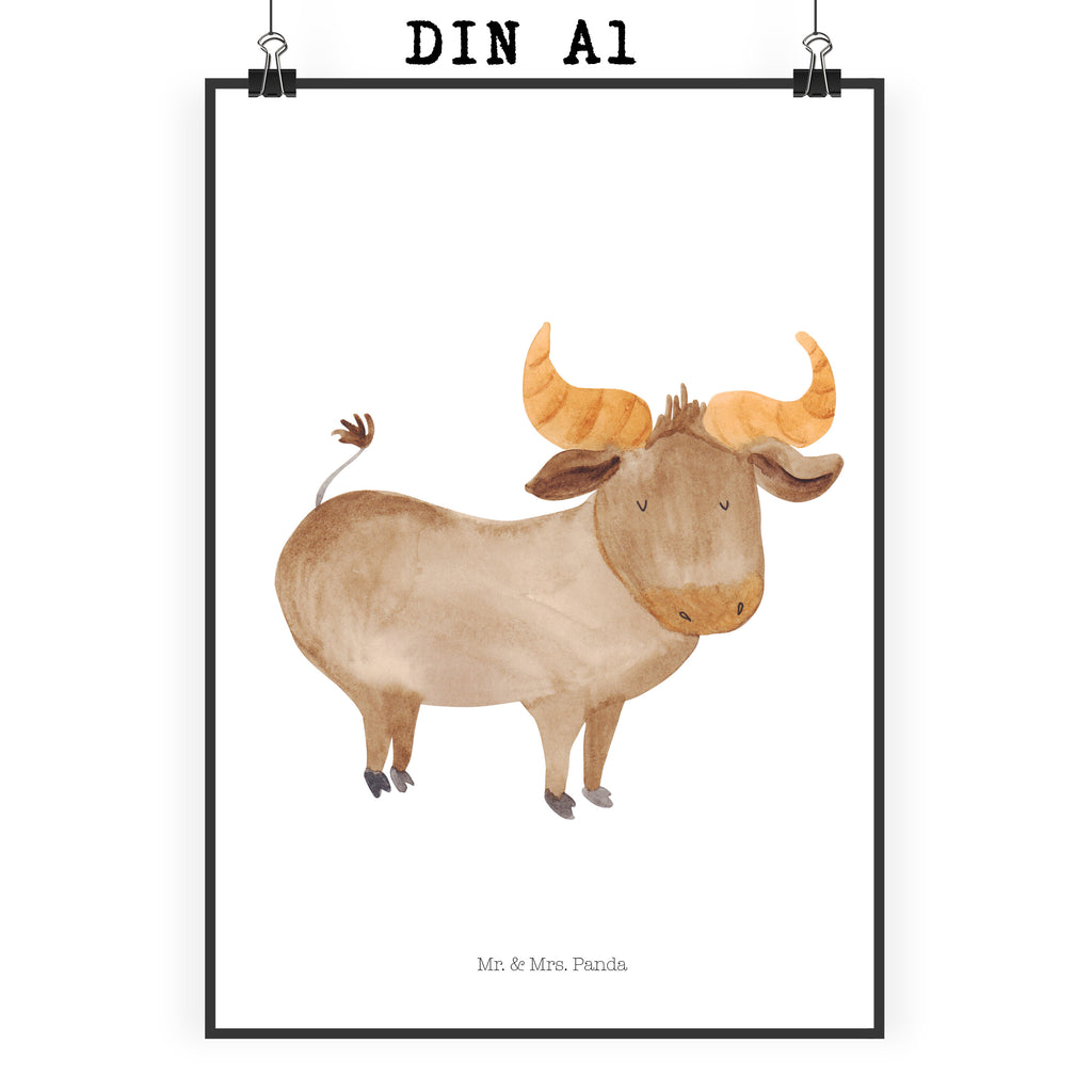 Poster Sternzeichen Stier Poster, Wandposter, Bild, Wanddeko, Küchenposter, Kinderposter, Wanddeko Bild, Raumdekoration, Wanddekoration, Handgemaltes Poster, Mr. & Mrs. Panda Poster, Designposter, Kunstdruck, Posterdruck, Tierkreiszeichen, Sternzeichen, Horoskop, Astrologie, Aszendent, Stier, Stier Geschenk, Stier Sternzeichen, Geschenk Mai, Geschenk April, Geburtstag Mai, Geburtstag April, Rind, Ochse