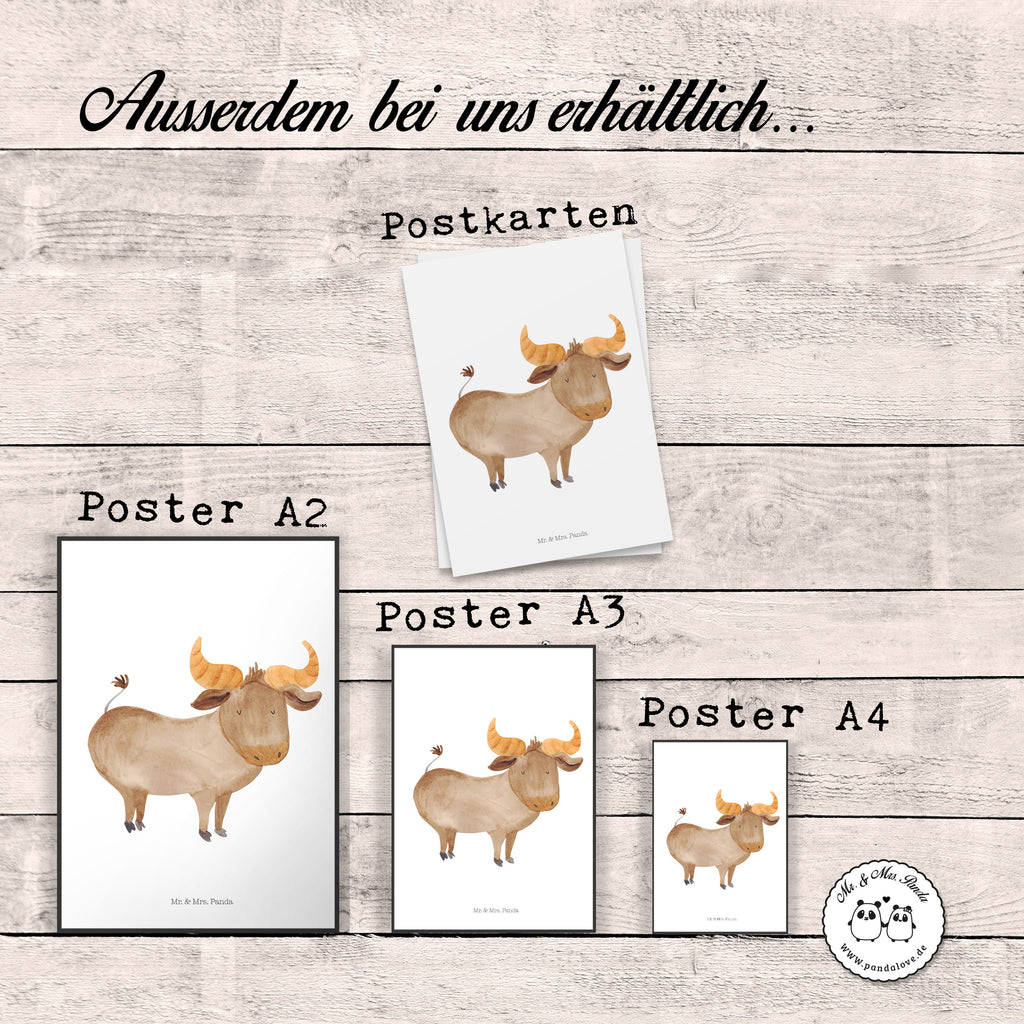 Poster Sternzeichen Stier Poster, Wandposter, Bild, Wanddeko, Küchenposter, Kinderposter, Wanddeko Bild, Raumdekoration, Wanddekoration, Handgemaltes Poster, Mr. & Mrs. Panda Poster, Designposter, Kunstdruck, Posterdruck, Tierkreiszeichen, Sternzeichen, Horoskop, Astrologie, Aszendent, Stier, Stier Geschenk, Stier Sternzeichen, Geschenk Mai, Geschenk April, Geburtstag Mai, Geburtstag April, Rind, Ochse