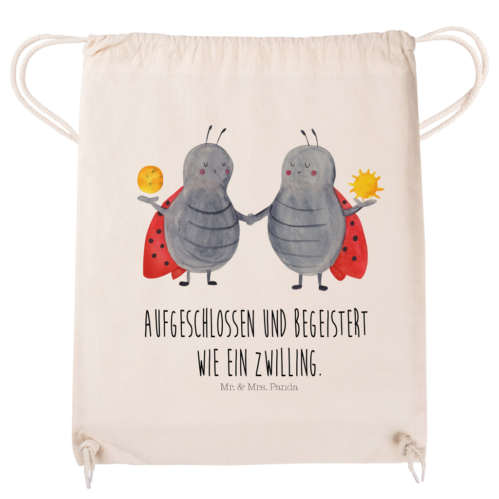 Sportbeutel Sternzeichen Zwilling Turnbeutel, Beutel, Sporttasche, Tasche, Stoffbeutel, Tierkreiszeichen, Sternzeichen, Horoskop, Astrologie, Aszendent, Zwillinge, Zwilling Geschenk, Zwilling Sternzeichen, Geburtstag Mai, Geschenk Mai, Geschenk Juni, Marienkäfer, Glückskäfer, Zwillingsbruder, Zwillingsschwester