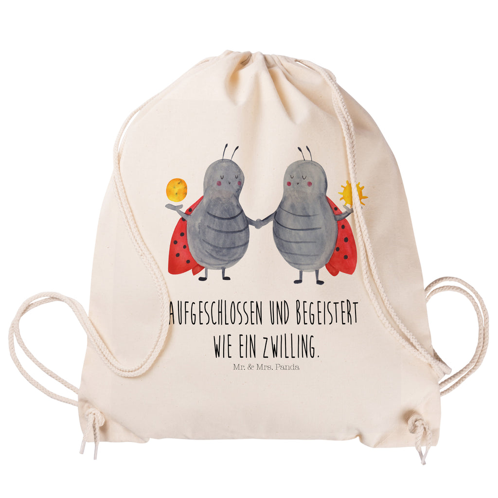 Sportbeutel Sternzeichen Zwilling Turnbeutel, Beutel, Sporttasche, Tasche, Stoffbeutel, Tierkreiszeichen, Sternzeichen, Horoskop, Astrologie, Aszendent, Zwillinge, Zwilling Geschenk, Zwilling Sternzeichen, Geburtstag Mai, Geschenk Mai, Geschenk Juni, Marienkäfer, Glückskäfer, Zwillingsbruder, Zwillingsschwester