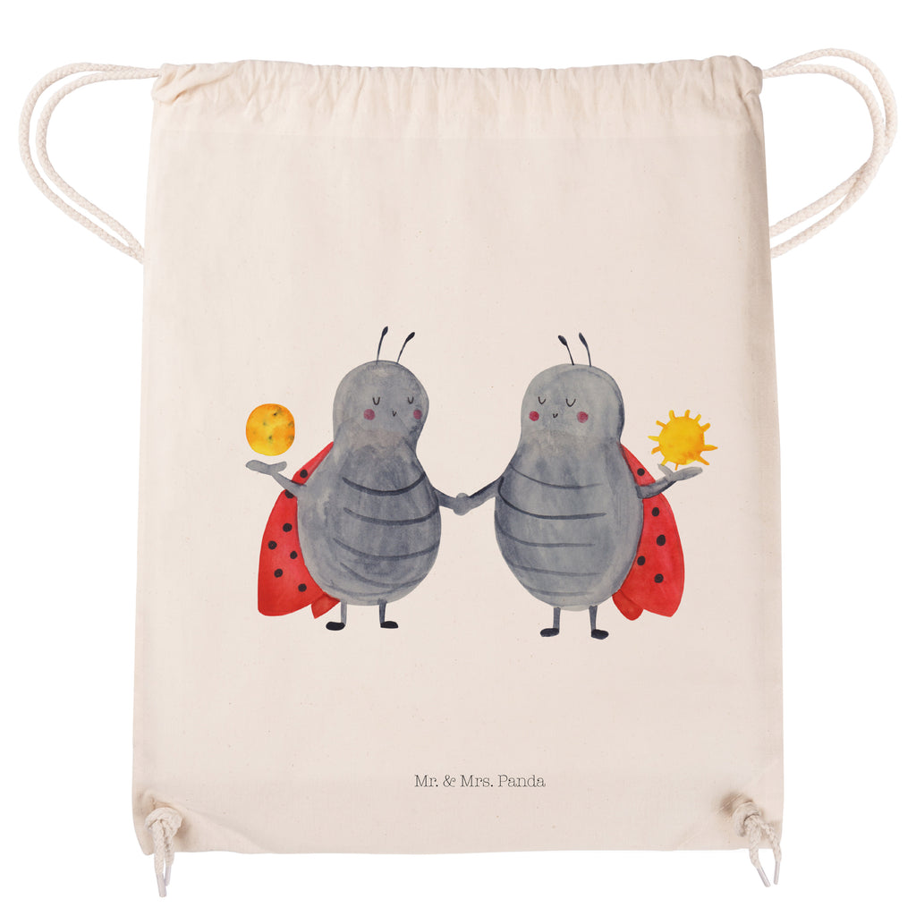 Sportbeutel Sternzeichen Zwilling Turnbeutel, Beutel, Sporttasche, Tasche, Stoffbeutel, Tierkreiszeichen, Sternzeichen, Horoskop, Astrologie, Aszendent, Zwillinge, Zwilling Geschenk, Zwilling Sternzeichen, Geburtstag Mai, Geschenk Mai, Geschenk Juni, Marienkäfer, Glückskäfer, Zwillingsbruder, Zwillingsschwester