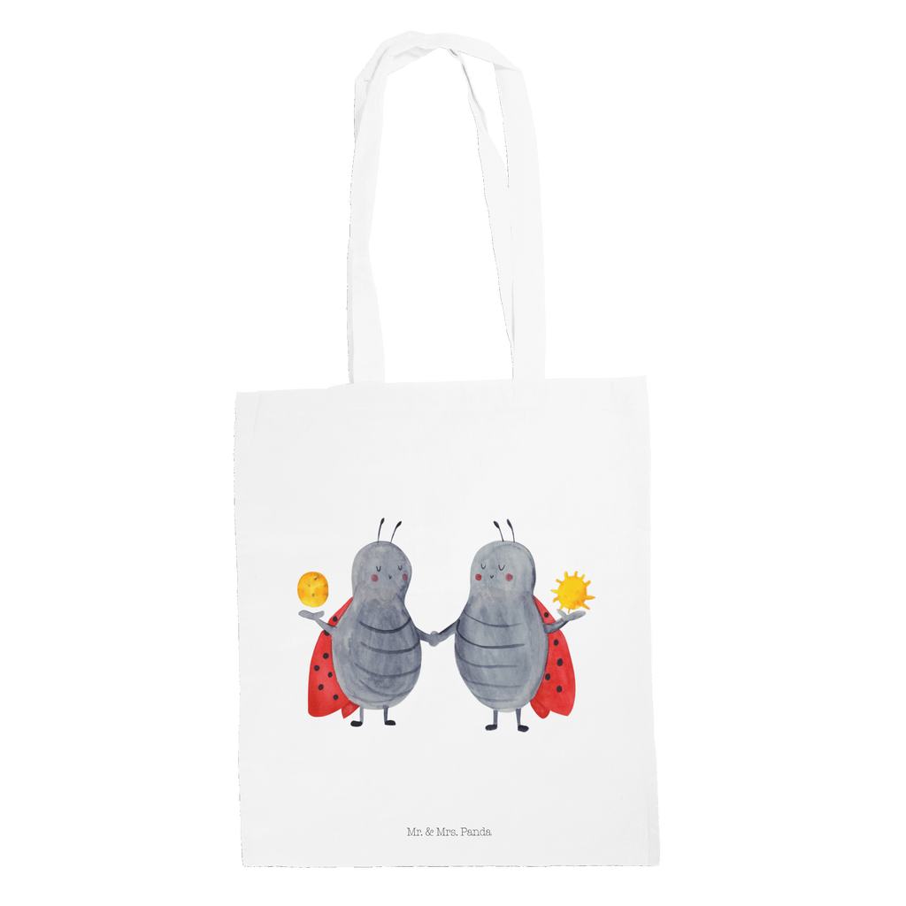 Tragetasche Sternzeichen Zwilling Beuteltasche, Beutel, Einkaufstasche, Jutebeutel, Stoffbeutel, Tierkreiszeichen, Sternzeichen, Horoskop, Astrologie, Aszendent, Zwillinge, Zwilling Geschenk, Zwilling Sternzeichen, Geburtstag Mai, Geschenk Mai, Geschenk Juni, Marienkäfer, Glückskäfer, Zwillingsbruder, Zwillingsschwester