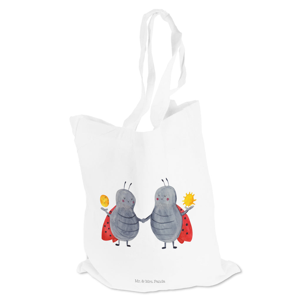 Tragetasche Sternzeichen Zwilling Beuteltasche, Beutel, Einkaufstasche, Jutebeutel, Stoffbeutel, Tierkreiszeichen, Sternzeichen, Horoskop, Astrologie, Aszendent, Zwillinge, Zwilling Geschenk, Zwilling Sternzeichen, Geburtstag Mai, Geschenk Mai, Geschenk Juni, Marienkäfer, Glückskäfer, Zwillingsbruder, Zwillingsschwester