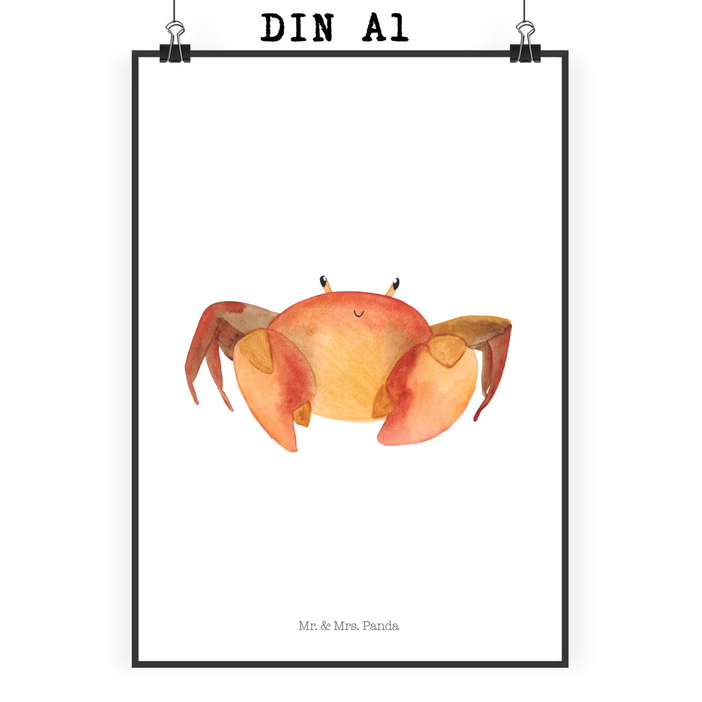 Poster Sternzeichen Krebs Poster, Wandposter, Bild, Wanddeko, Küchenposter, Kinderposter, Wanddeko Bild, Raumdekoration, Wanddekoration, Handgemaltes Poster, Mr. & Mrs. Panda Poster, Designposter, Kunstdruck, Posterdruck, Tierkreiszeichen, Sternzeichen, Horoskop, Astrologie, Aszendent, Krebse, Krebs Geschenk, Krebs Sternzeichen, Geschenk Juni, Geschenk Juli, Geburtstag Juni, Geburtstag Juli, Krabbe, Meerestier, Geschenk Meer