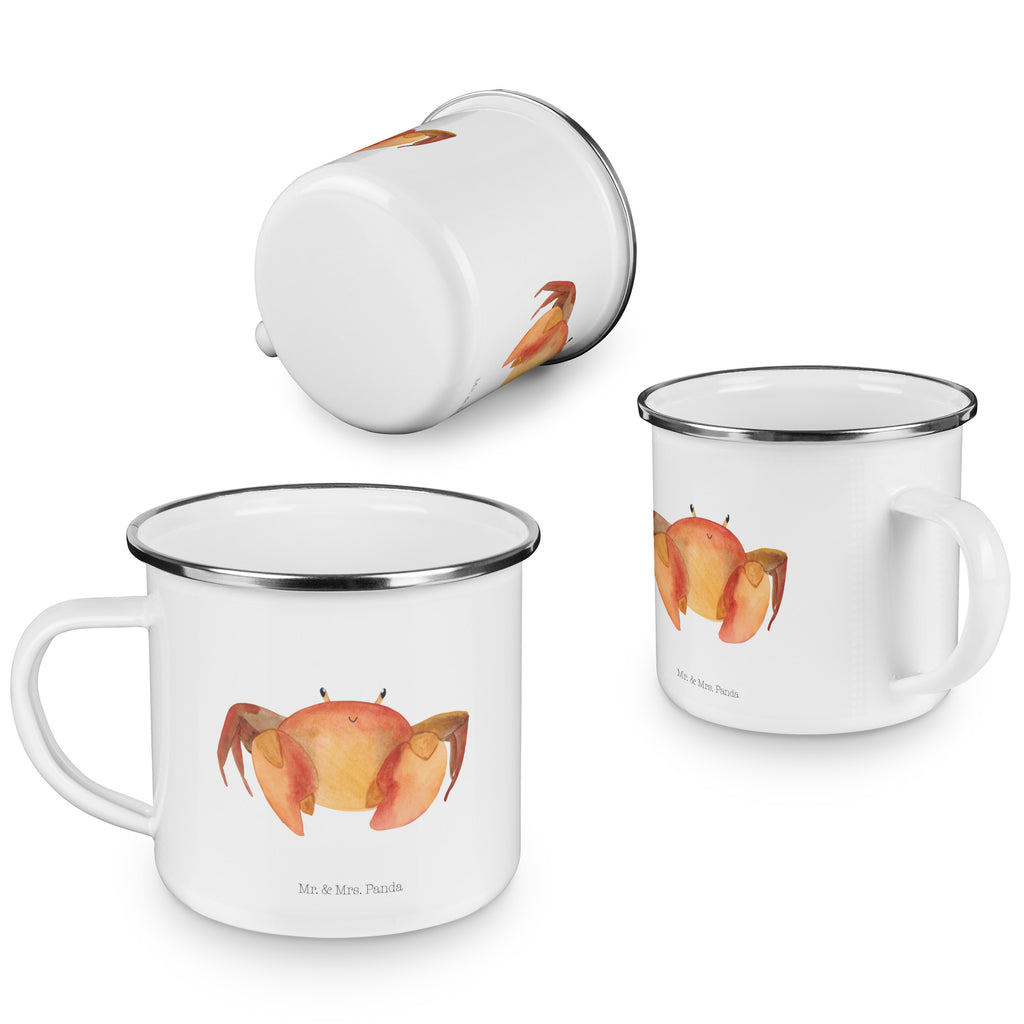 Camping Emaille Tasse Sternzeichen Krebs Campingtasse, Trinkbecher, Metalltasse, Outdoor Tasse, Emaille Trinkbecher, Blechtasse Outdoor, Emaille Campingbecher, Edelstahl Trinkbecher, Metalltasse für Camping, Kaffee Blechtasse, Camping Tasse Metall, Tierkreiszeichen, Sternzeichen, Horoskop, Astrologie, Aszendent, Krebse, Krebs Geschenk, Krebs Sternzeichen, Geschenk Juni, Geschenk Juli, Geburtstag Juni, Geburtstag Juli, Krabbe, Meerestier, Geschenk Meer