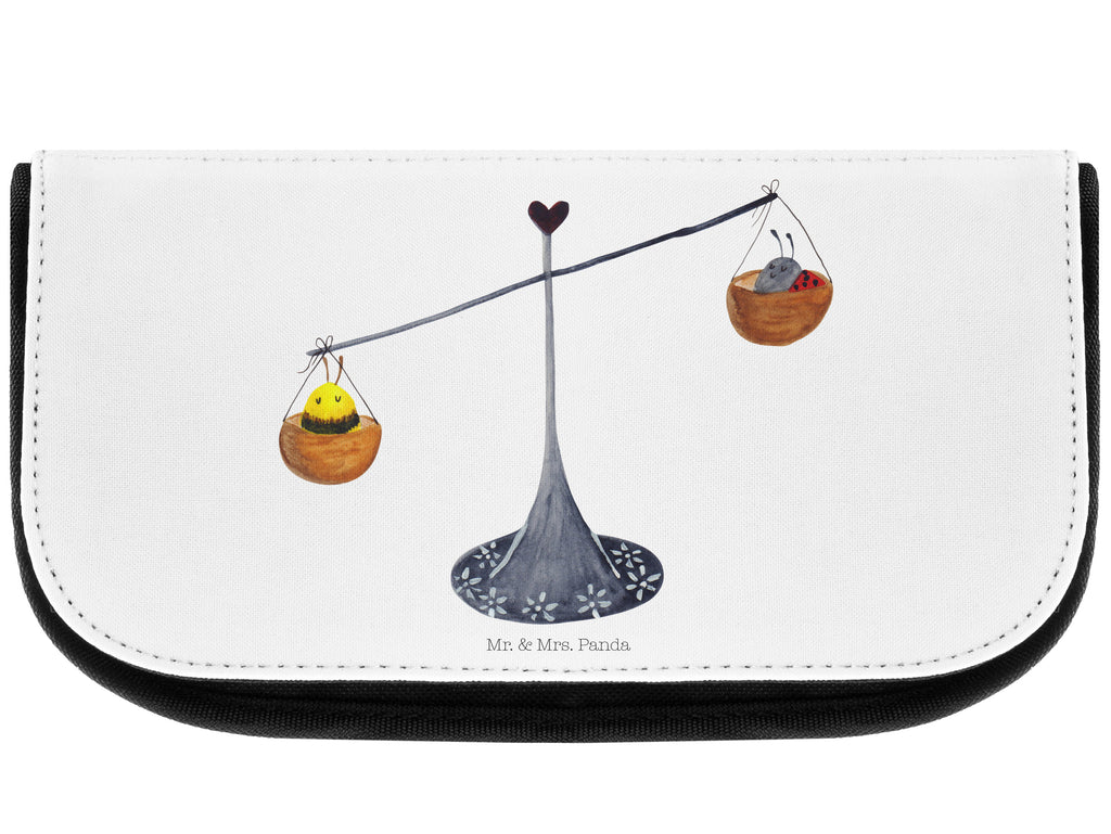 Kosmetiktasche Sternzeichen Waage Kosmetikbeutel, Kulturtasche, Kulturbeutel, Schminktasche, Make-Up Tasche, Tierkreiszeichen, Sternzeichen, Horoskop, Astrologie, Aszendent, Waage, Waage Geschenk, Waage Sternzeichen, Geschenk Oktober, Geschenk September, Geburtstag Oktober, Geburtstag September, Gleichgewicht, Marienkäfer, Hummel, Biene